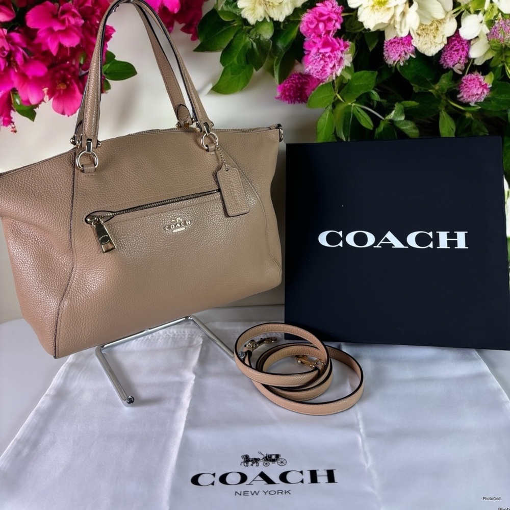NWOT Coach Tan Crossbody Bag